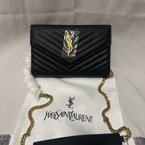 New With Dust Bag Designer INSPIRED Crossbody Bag Black Chain Strap